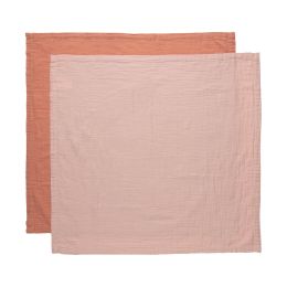 Bébé-Jou Multidoek Hydrofiel Pure Cotton Pink 70x70cm 2-Pack