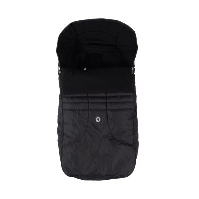 Qute Voetenzak Buggy Q-Cocoon Universeel Fleece Zwart