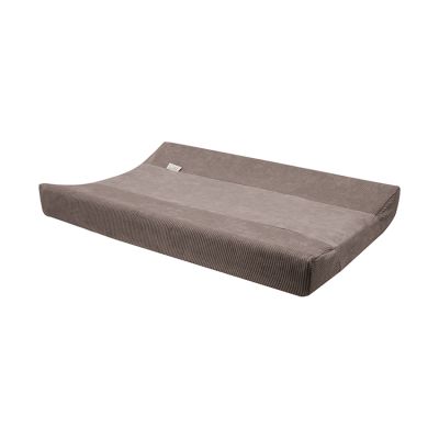 Witlof For Kids Velvet Rib Aankleedkussenhoes - 70 x 50 - Warm Grey