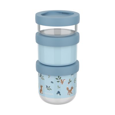 Mepal Forest Friends Snackbox Stack Mio - 3-Delig