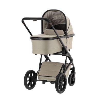 Qute Q-Rider Plus Kinderwagen 4-in-1 Mineral Clay | Maxi-Cosi Cabriofix i-Size Essential Black