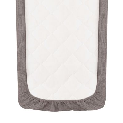 Witlof for kids Waves Tuck-Inn ledikantdeken - 60 x 120 cm - Warm Grey 