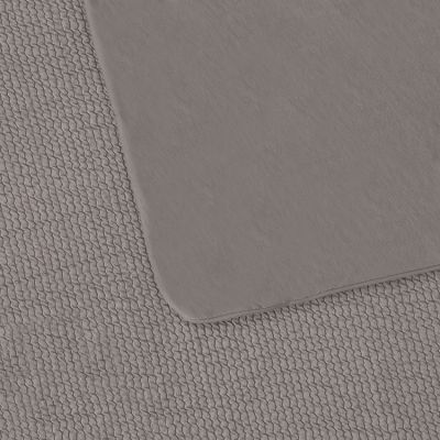 Witlof for kids Waves Tuck-Inn ledikantdeken - 60 x 120 cm - Warm Grey 