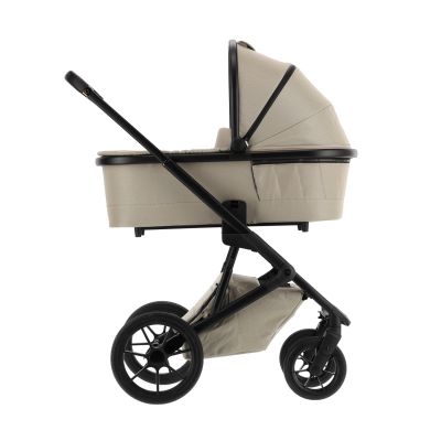 Qute Q-Rider Plus Kinderwagen 4-in-1 Mineral Clay | Maxi-Cosi Cabriofix i-Size Essential Black