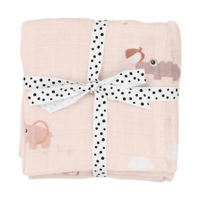 Done By Deer Playground Multidoek - 2-Pack - Powder