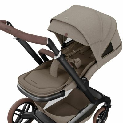 Maxi-Cosi Kinderwagen Fame Twillic Truffle (Dark Frame - Brown leather)