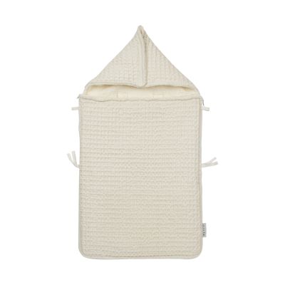 Meyco Baby Voetenzak Wafel Teddy Nature 40 x 82 cm