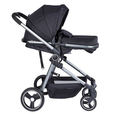 Puck Stroller 3 In 1 Max Zwart met Frame Antra Incl Mamabag