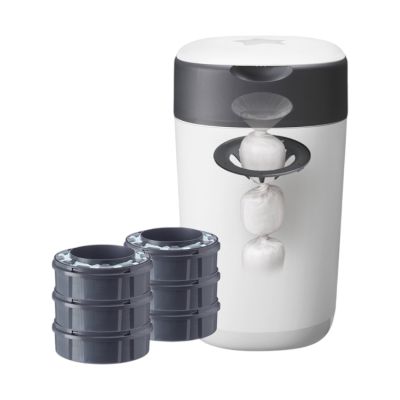 Tommee Tippee Sangenic Luieremmer Twist&Click White Inclusief 6 Navullingen