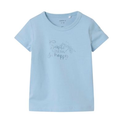 Name It T-Shirt Huline Chambray Blue 56