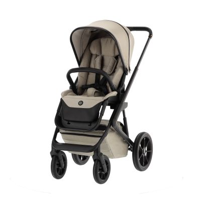 Qute Q-Rider Plus Kinderwagen 4-in-1 Mineral Clay | Maxi-Cosi Cabriofix i-Size Essential Black