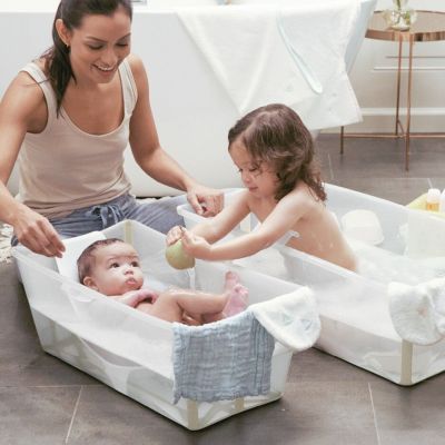 Stokke Flexi Bath XL Bundle Sandy Beige