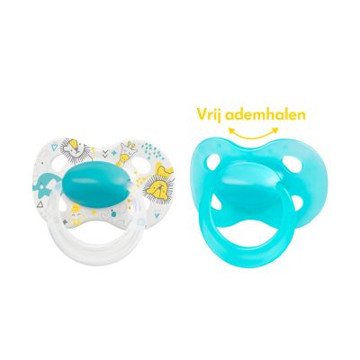 Medela Baby Fopspeen Original Turquoise Blue 0-6mnd 2-Pack