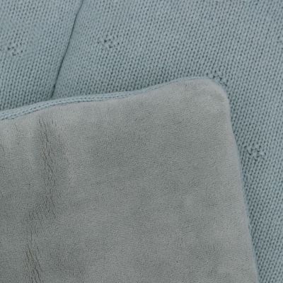 Jollein Cosy Knit Boxkleed - 75 x 95 cm - Sea Green 