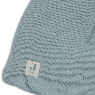 Jollein Cosy Knit Boxkleed - 75 x 95 cm - Sea Green 