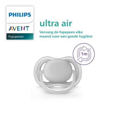 Philips Avent Fopspeen Ultra Air Groen Blauw 0-6 Mnd