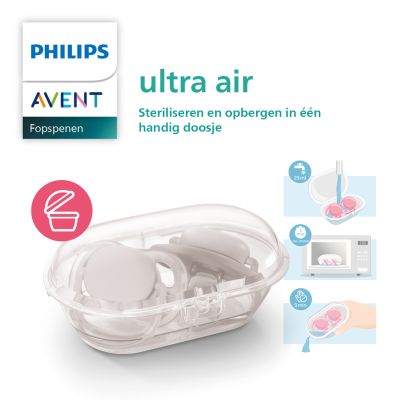 Philips Avent Fopspeen Ultra Air Paars Groen 0-6 Mnd