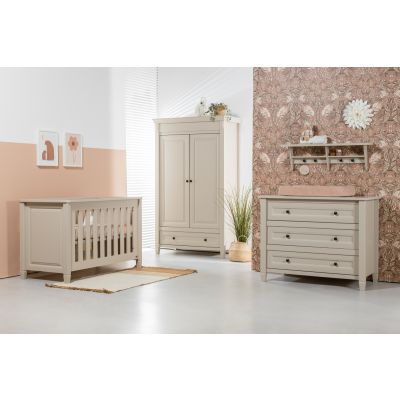 TWF Ledikant 60 x 120 - Commode 3 Laden - Hanglegkast 2 Deuren/1 Lade Granada