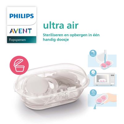 Philips Avent Fopspeen Ultra Air Turltle / Whale 6-18mnd (2 stuks) SCF085/60
