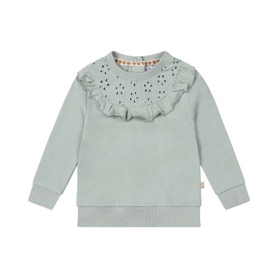 Dirkje Trui Broderie Anglaise Faded Blue