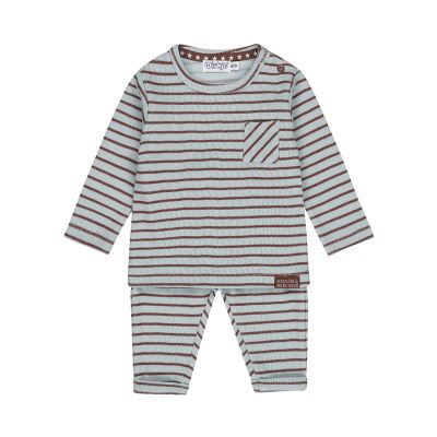 Dirkje 2-Delige Set Stripes Light Blue 56