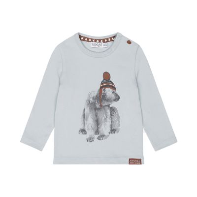 Dirkje T-Shirt Lange Mouw Bear Light Blue 56