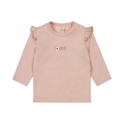 Dirkje T-Shirt Lange Mouw Light Dusty Pink