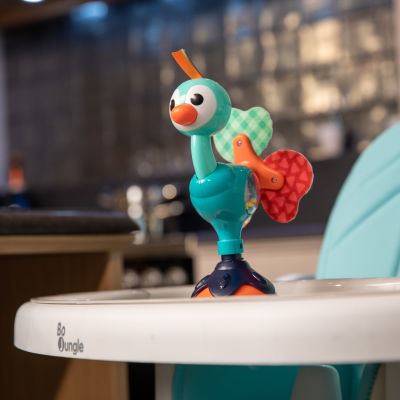 Bo Jungle B-Suction Toy Cute Peacock