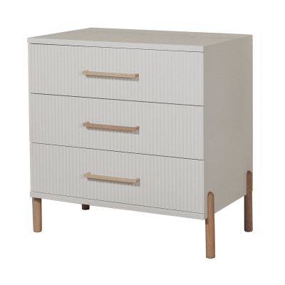 TWF Ledikant 60 x 120 - Commode 3 Laden - Hanglegkast 2 Deuren 1 Laden Curve