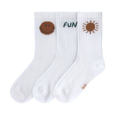 Lassig Tennis Socks GOTS Little Gang Fun 23-26 3pcs