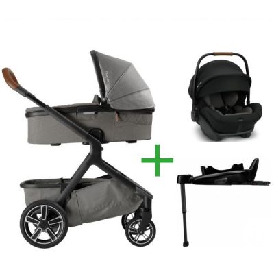 Nuna Demi™ Grow Oxford incl. Reiswieg, Voetenzak, Autostoel Arra en Base