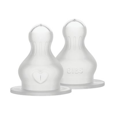 BIBS Flesspeen Rond - Slow Flow - 2 Pack - Silicone 