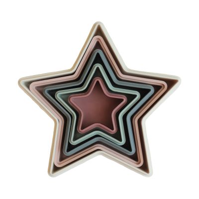 Mushie Stacker Toy Nesting Star